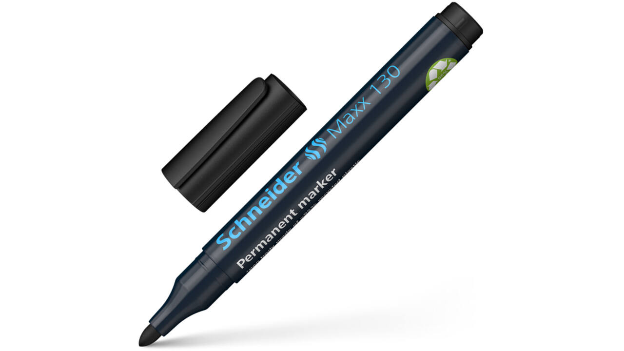 Viltstift Schneider Maxx 130 rond 1-3mm zwart