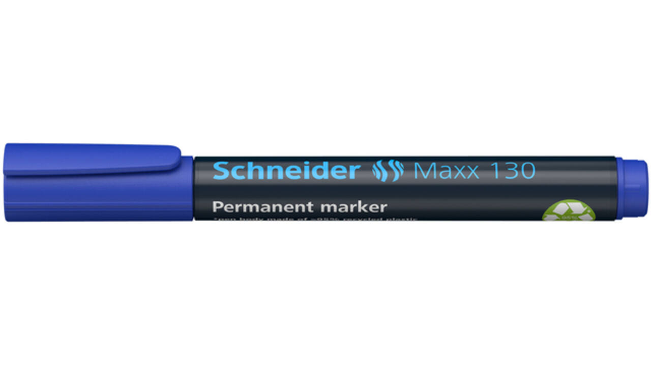 Viltstift Schneider Maxx 130 rond 1-3mm blauw
