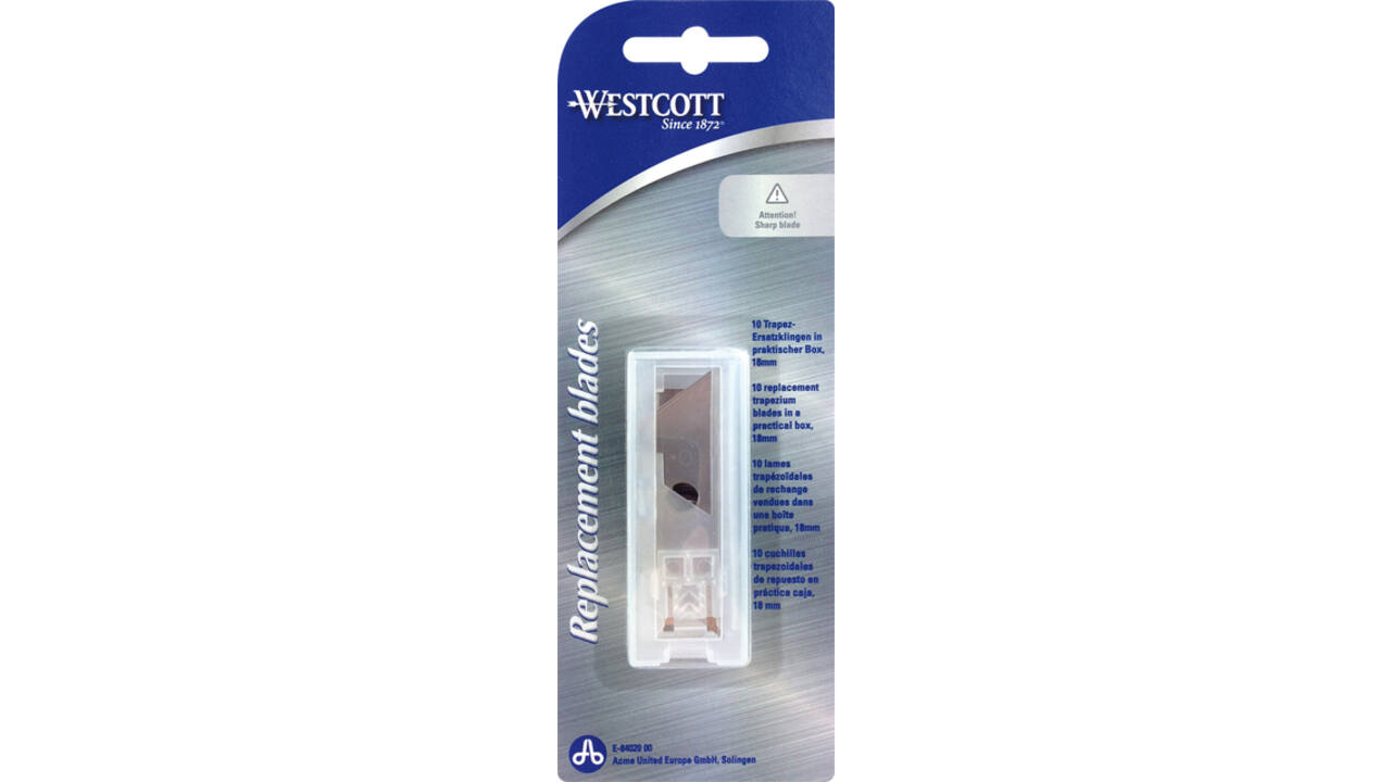 Reservemessen Westcott 18mm voor E-84019