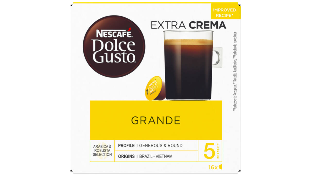 Koffiecups Dolce Gusto Grande 16 stuks