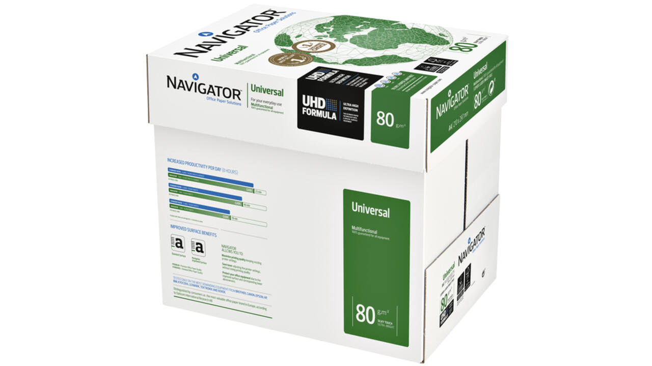 Kopieerpapier Navigator Universal A4 80gr wit 500vel