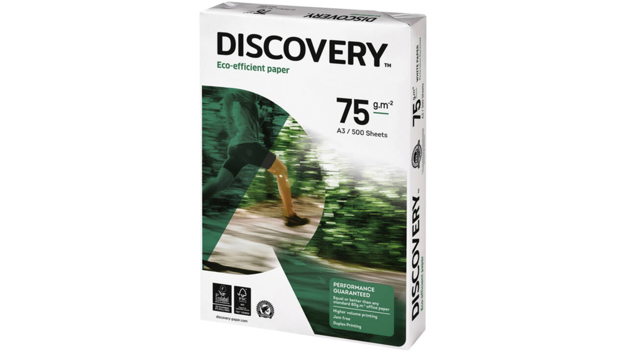Kopieerpapier Discovery A3 75gr wit 500vel