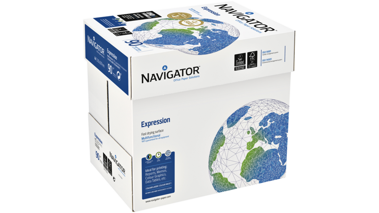Kopieerpapier Navigator Expression A4 90gr wit 500vel