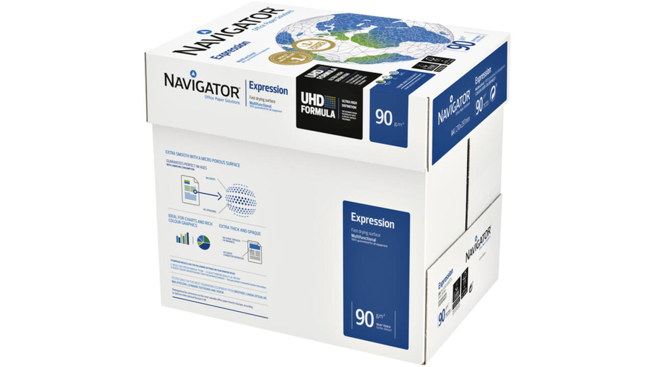 Kopieerpapier Navigator Expression A4 90gr wit 500vel