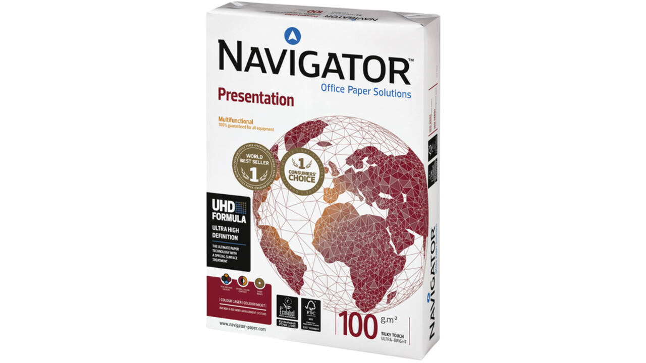 Kopieerpapier Navigator Presentation A4 100gr wit 500vel