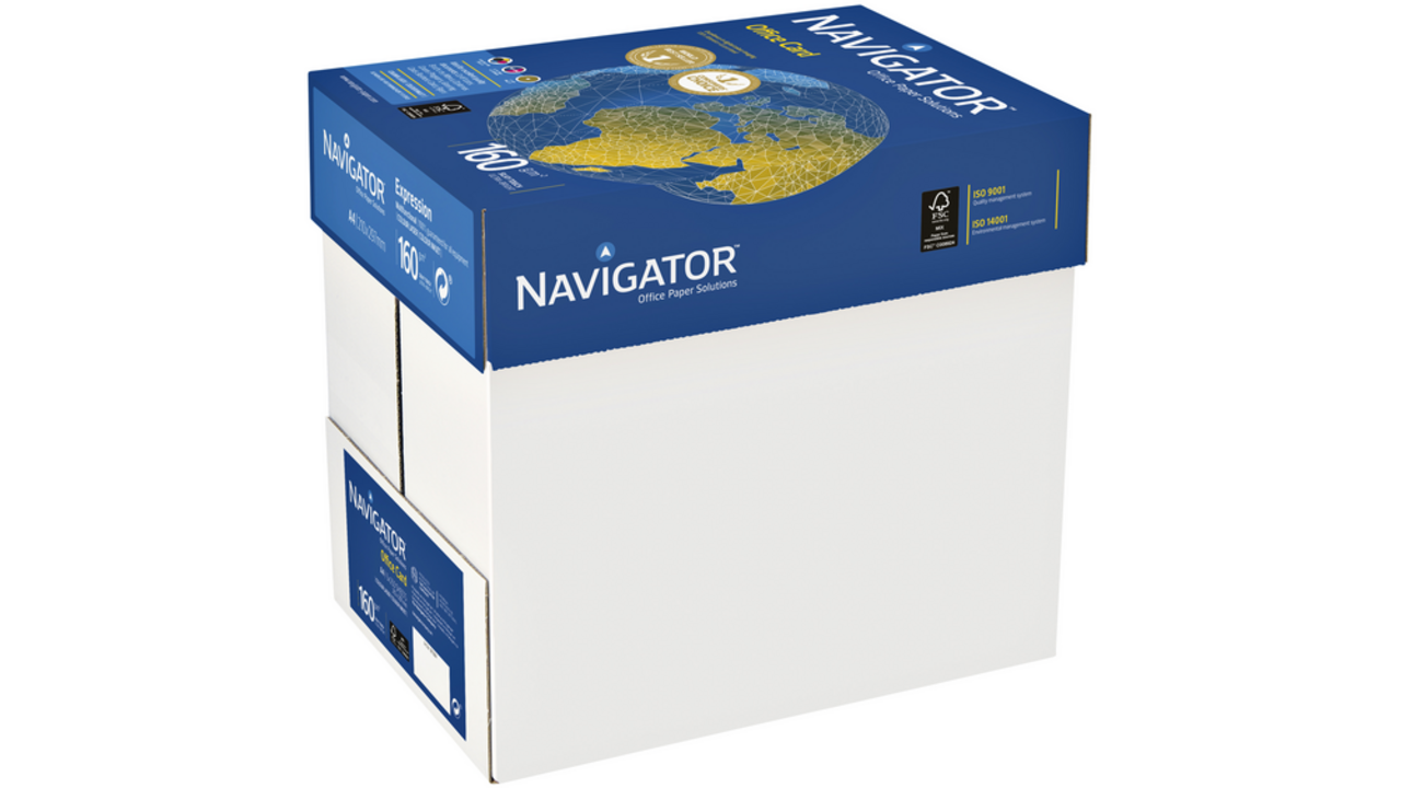 Kopieerpapier Navigator Office Card A4 160gr wit 250vel