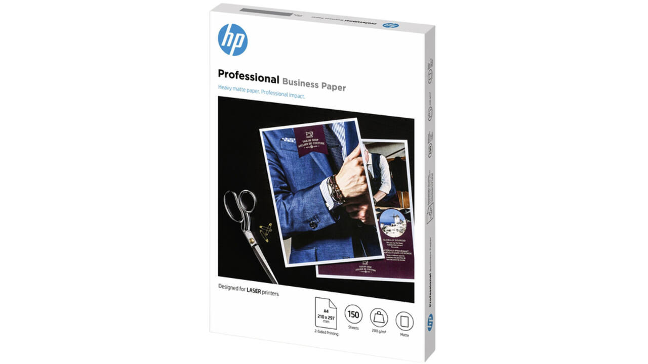 Fotopapier laser HP 7MV80A 200gr A4 mat wit 150vel