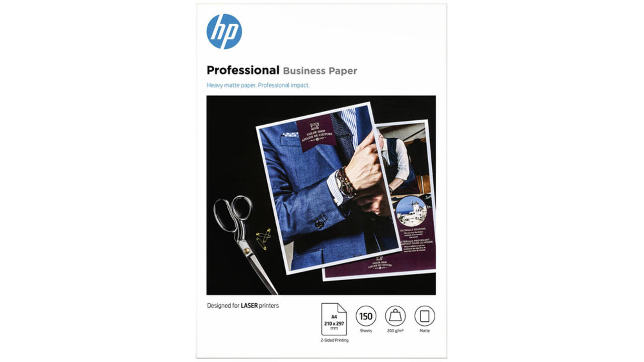 Fotopapier laser HP 7MV80A 200gr A4 mat wit 150vel