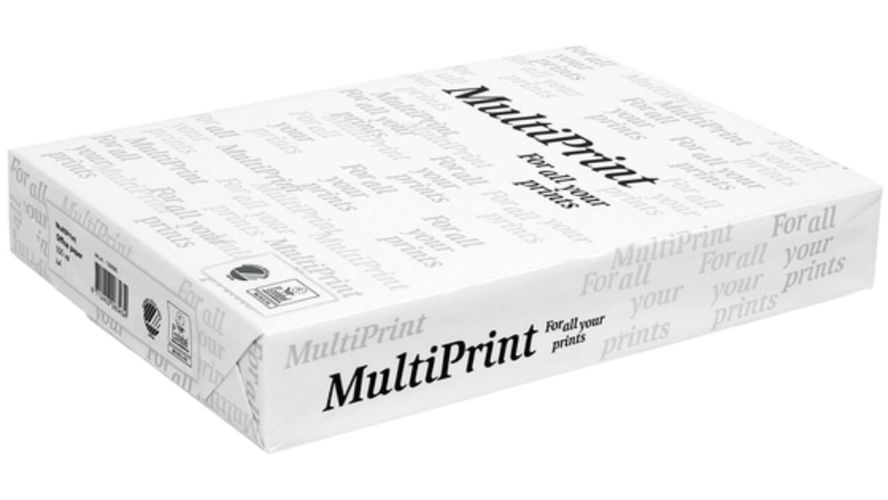 Kopieerpapier Multiprint A4 75gr wit 500vel