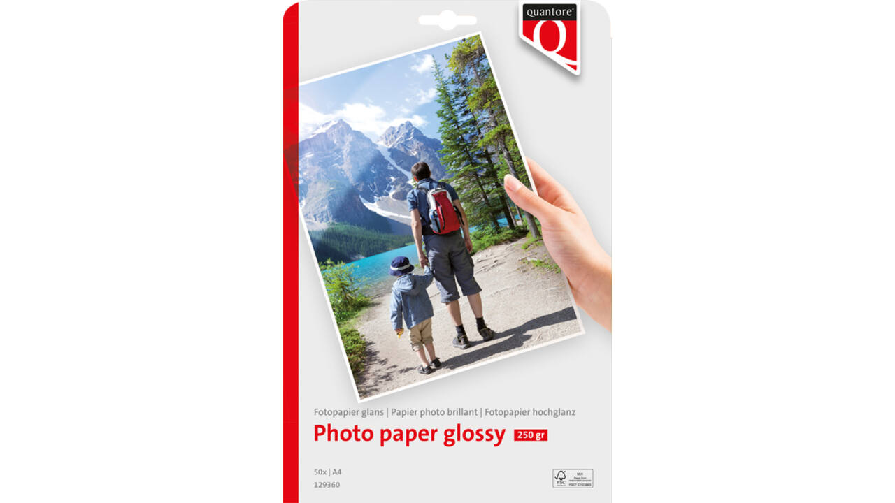 Fotopapier Quantore A4 glans 50vel 250gr