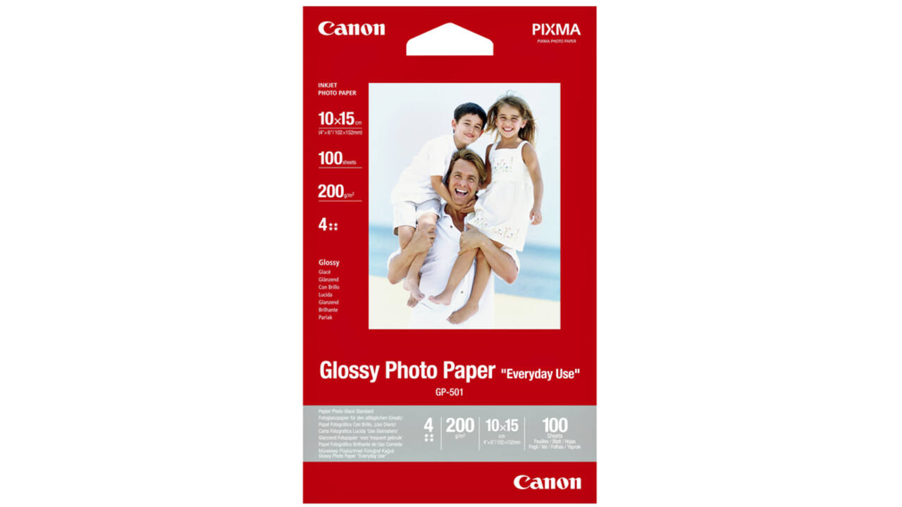 Inkjetpapier Canon GP-501 10x15cm 200gr glans 100vel