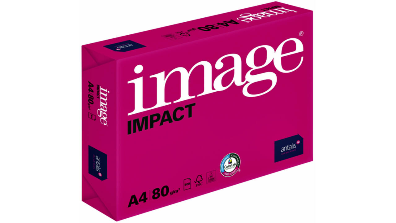 Kopieerpapier Image Impact A4 80gr wit 500vel