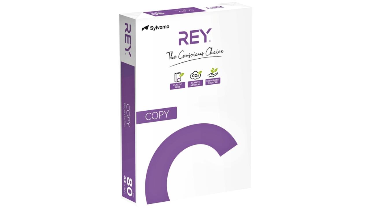 Kopieerpapier Rey Copy A4 80gr wit 500vel