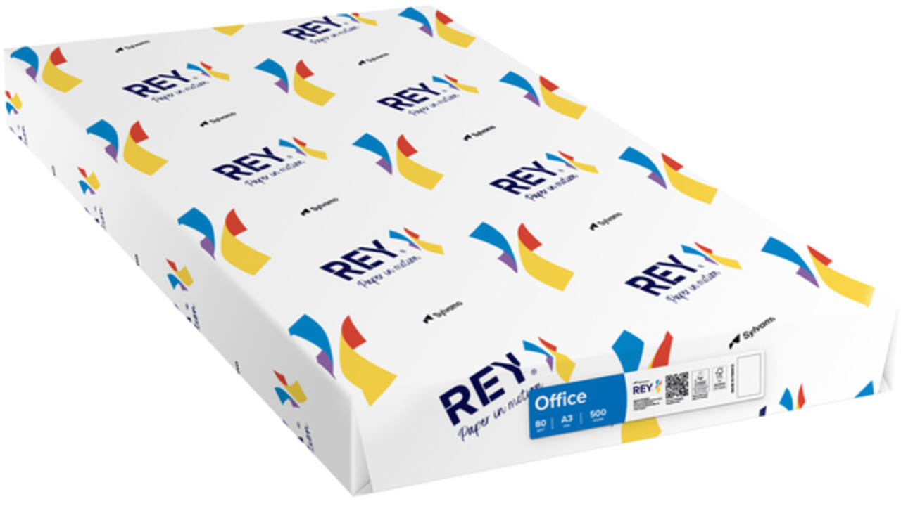 Kopieerpapier Rey Office A3 80gr wit 500vel
