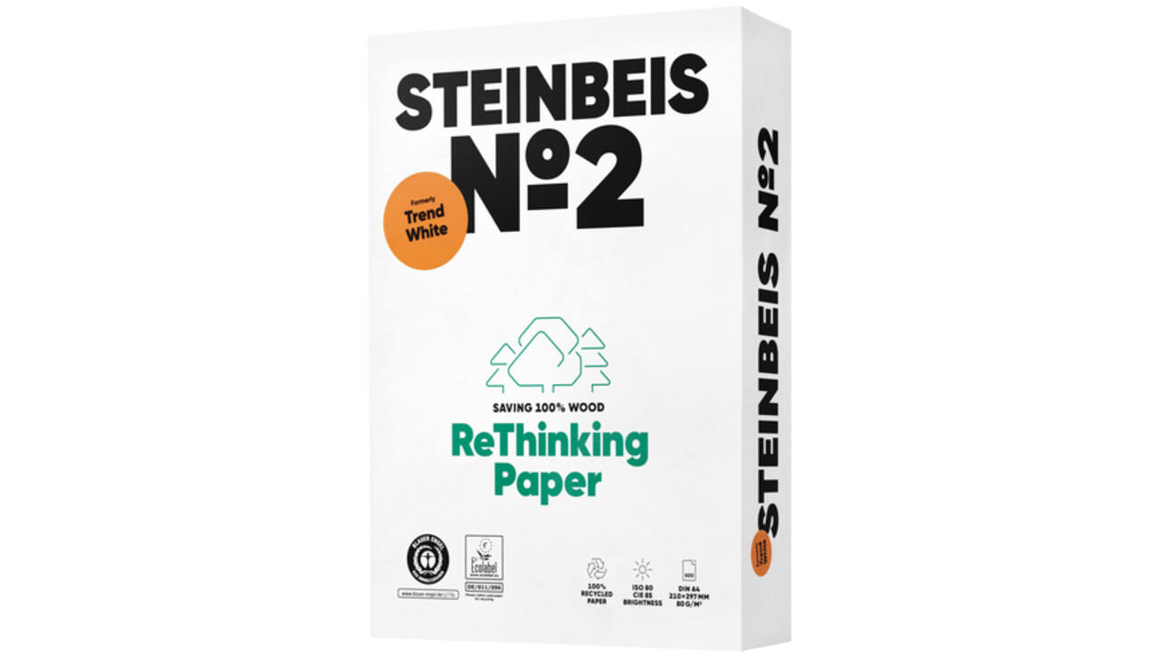 Kopieerpapier Steinbeis No2 A4 80gr wit 500vel