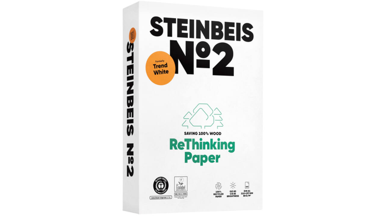 Kopieerpapier Steinbeis No2 A4 80gr wit 500vel