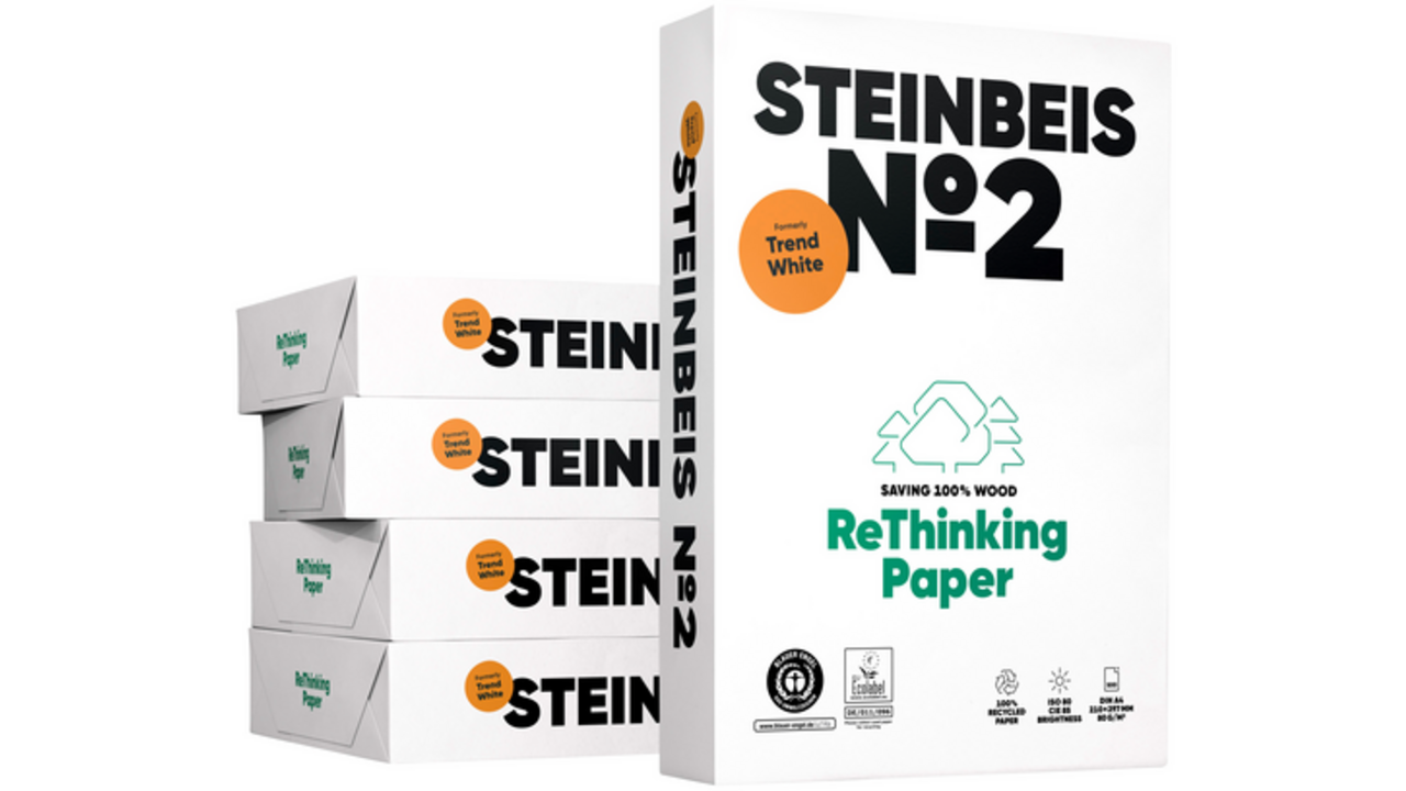 Kopieerpapier Steinbeis No2 A4 80gr wit 500vel