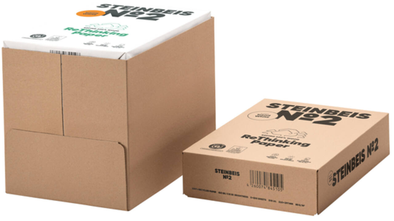 Kopieerpapier Steinbeis No2 A4 80gr wit 500vel