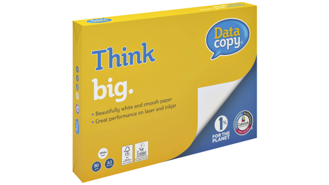 Kopieerpapier Datacopy A3 80gr wit 500vel