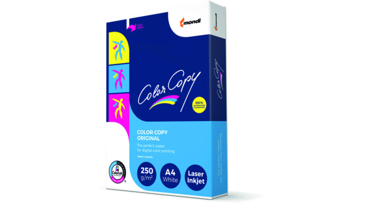 Laserpapier Color Copy A4 250gr wit 125vel