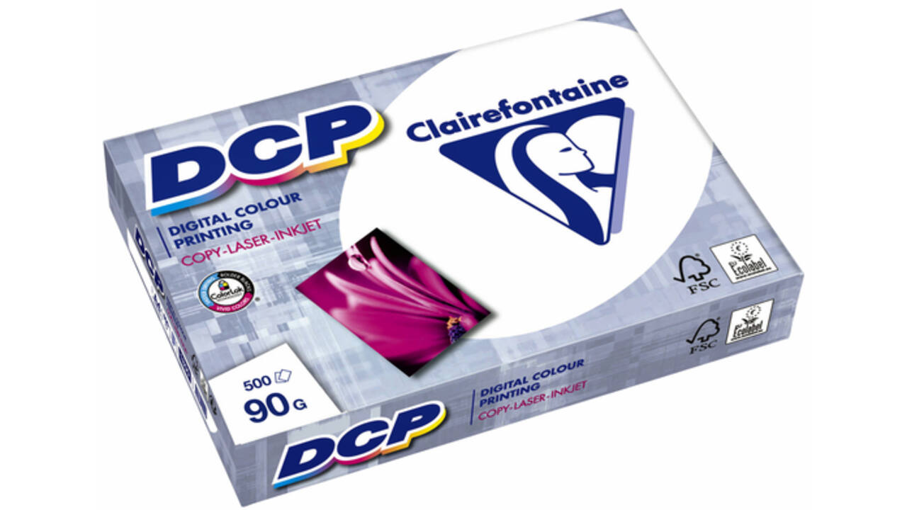 Laserpapier Clairefontaine DCP A4 90gr wit 500vel