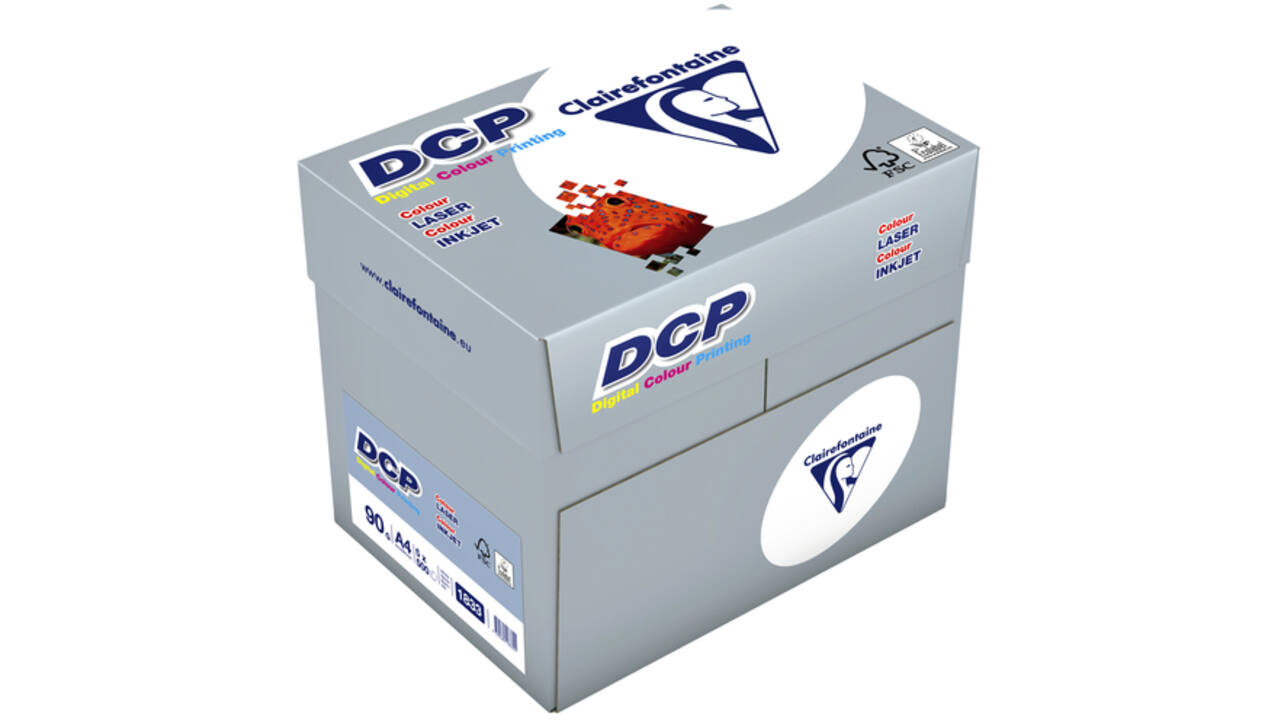 Laserpapier Clairefontaine DCP A4 90gr wit 500vel
