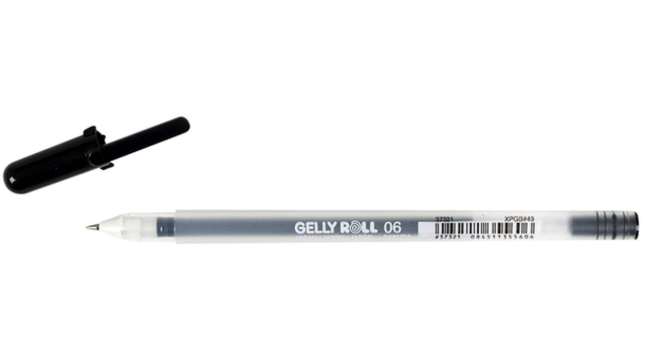Gelschrijver Sakura Gelly Roll Basic 06 0.3mm zwart