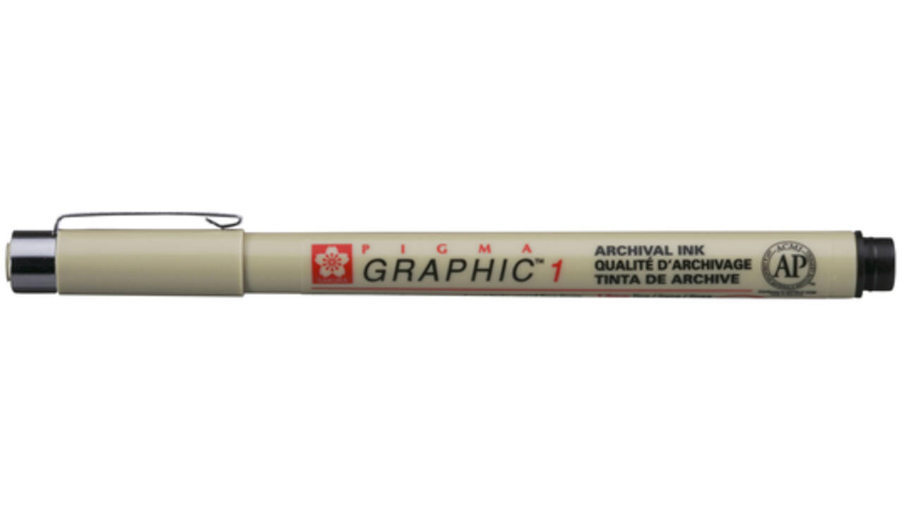 Fineliner Sakura Pigma Graphic 1.0 mm zwart