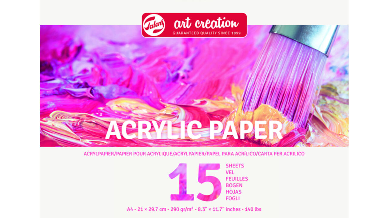 Acrylverfpapier Talens Art Creation A4 15vel 290gr