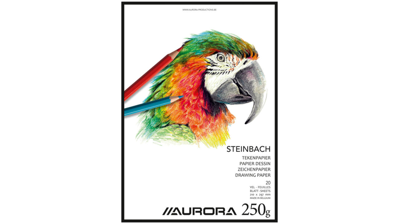 Tekenblok Aurora A4 20 vel 250 gramSteinbach papier