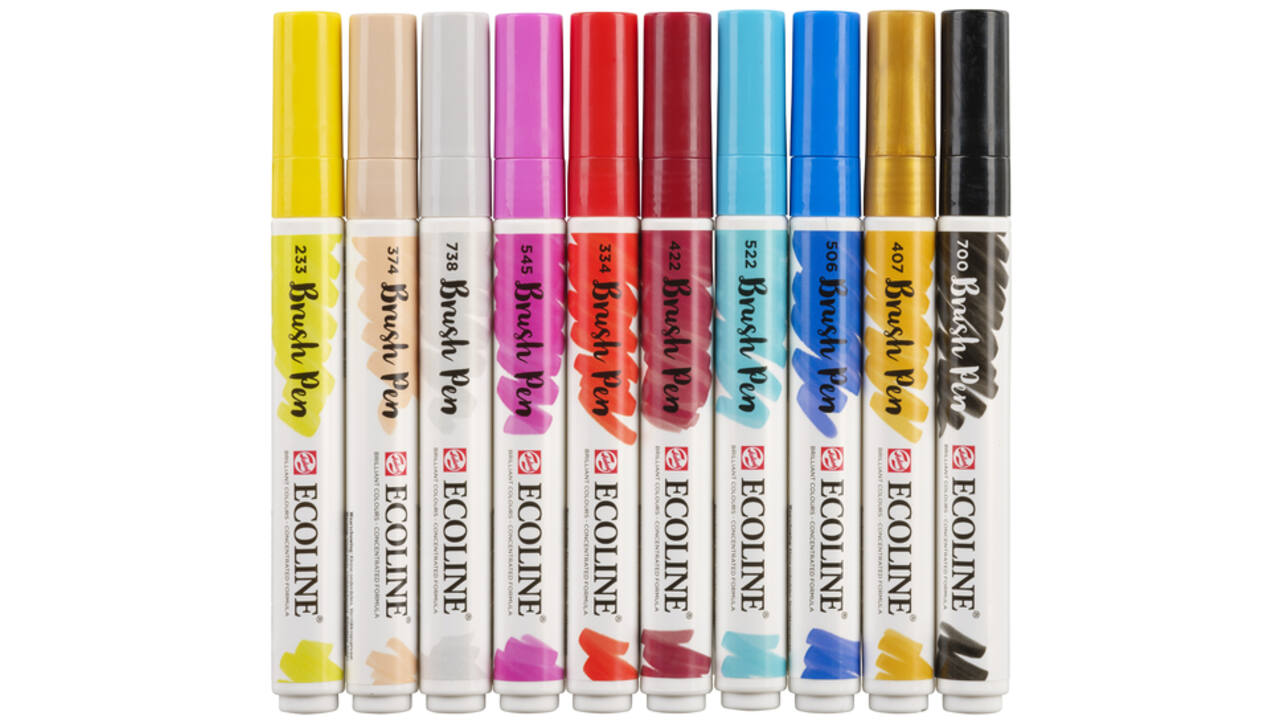 Ecoline Brush Pen set 10 Fashion