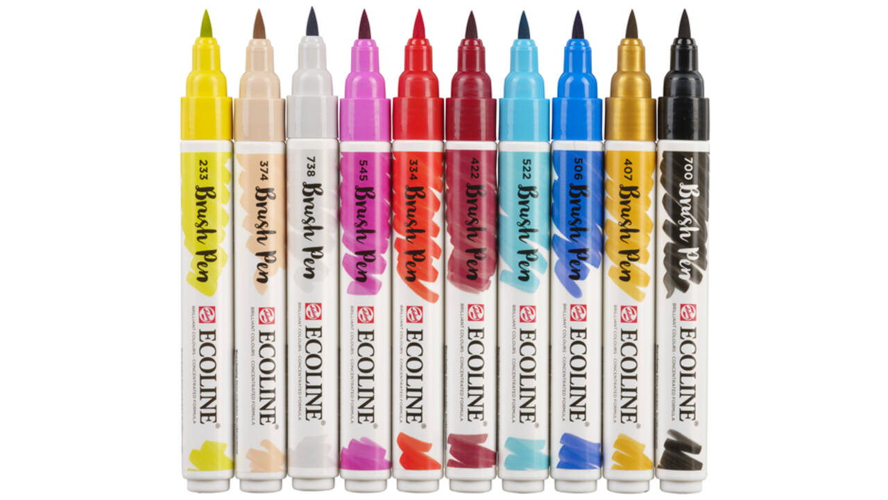 Ecoline Brush Pen set 10 Fashion