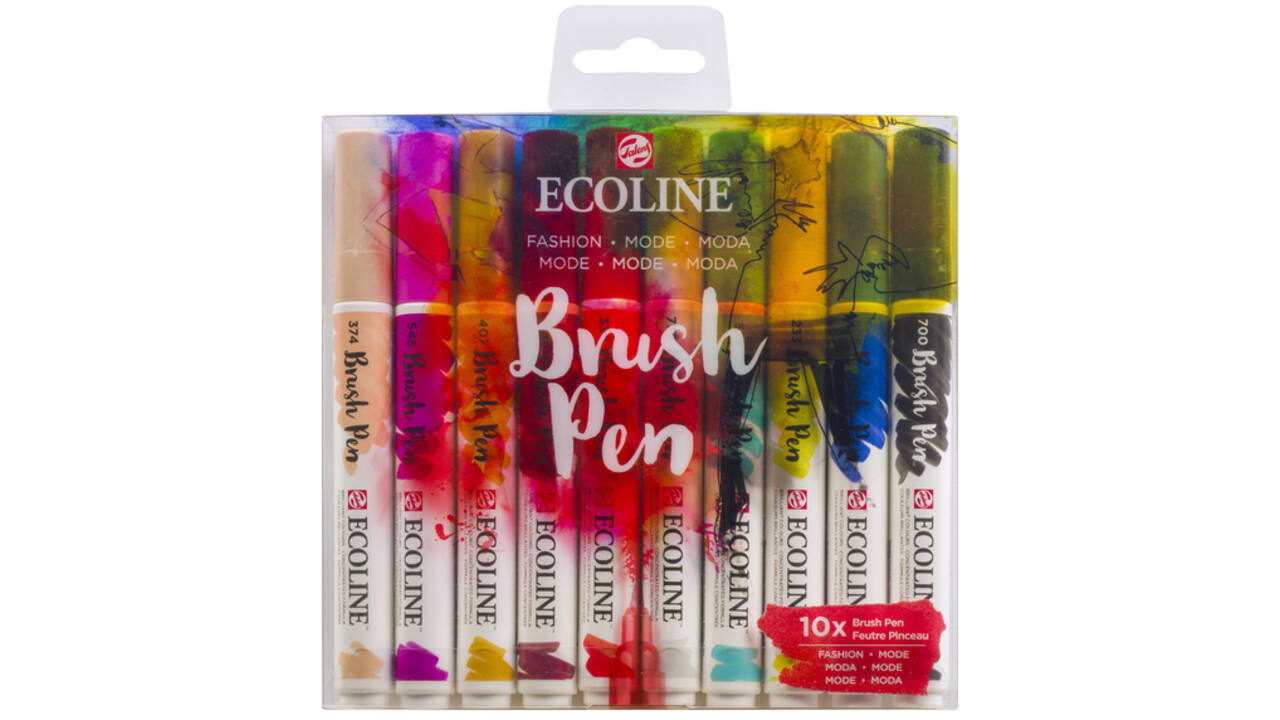 Ecoline Brush Pen set 10 Fashion