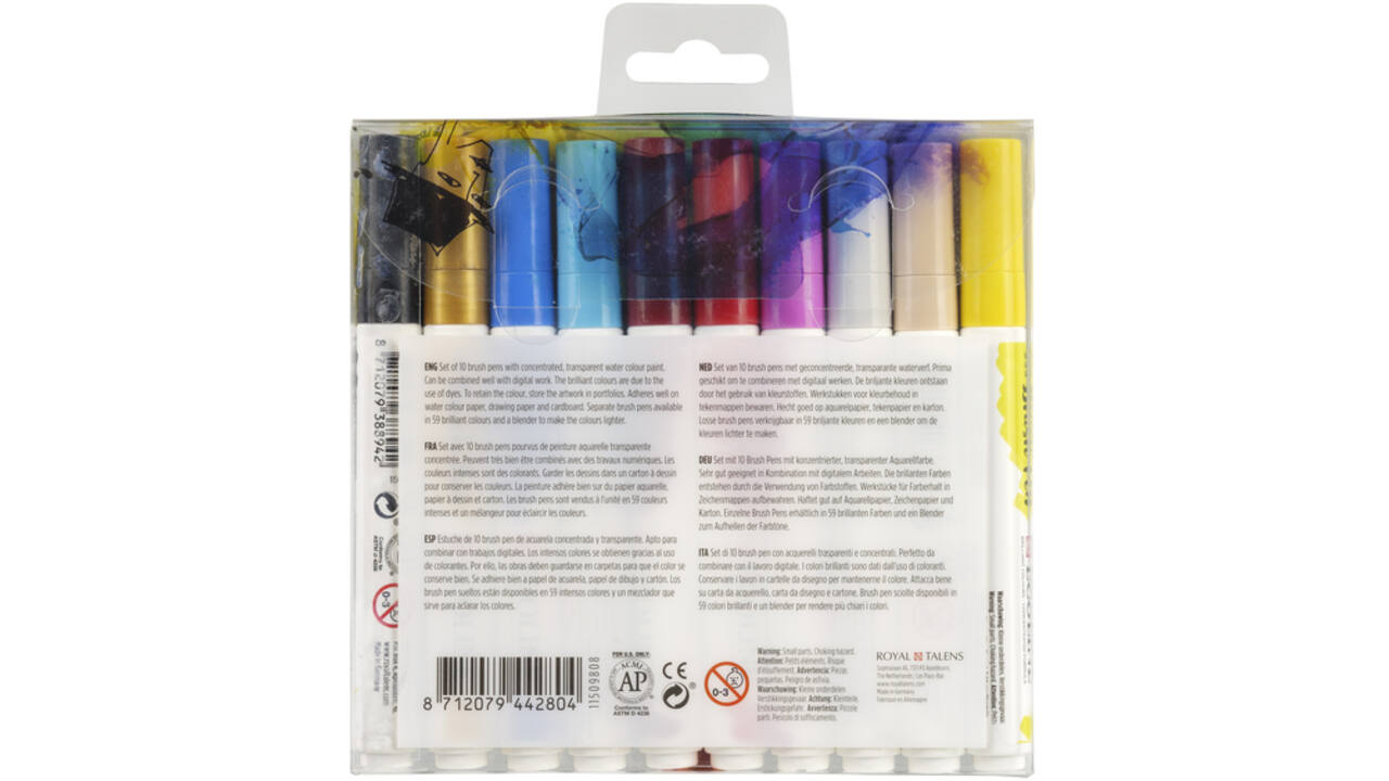 Ecoline Brush Pen set 10 Fashion