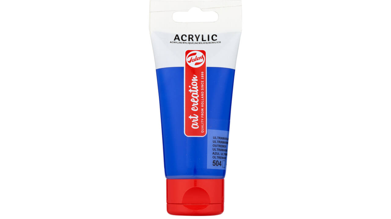 Acrylverf Talens Art Creation 504 ultramarijn tube à 75ml