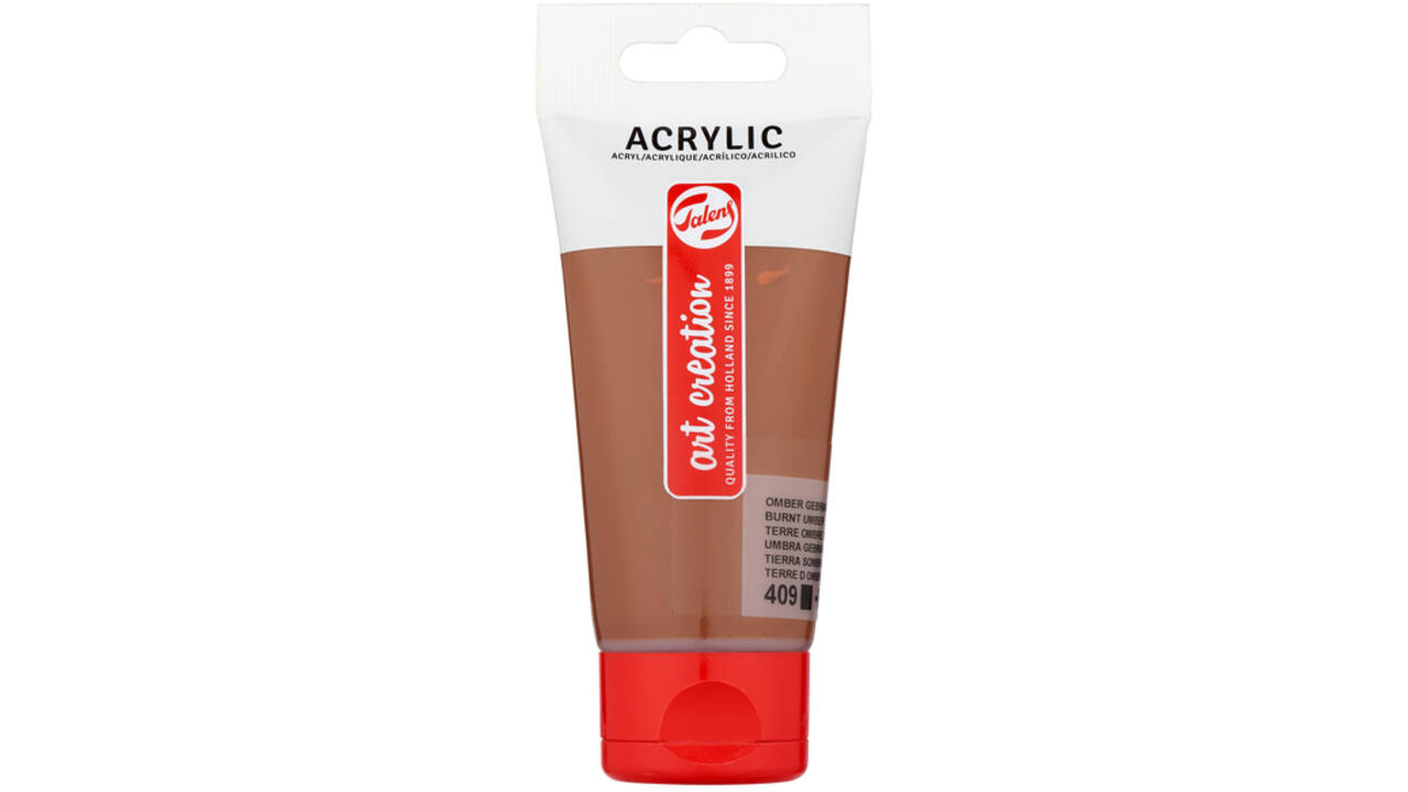 Acrylverf Talens Art Creation 409 omber gebrand tube à 75ml