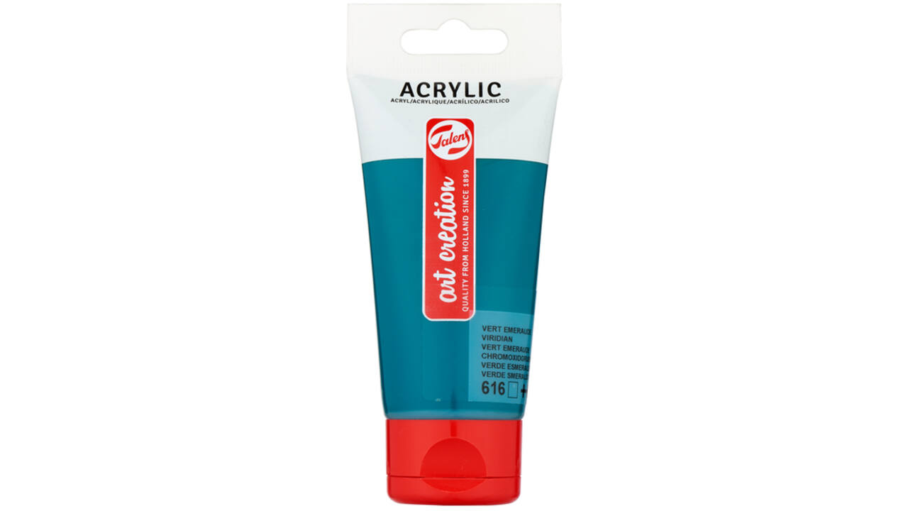Acrylverf Talens Art Creation 616 vert émeraude tube à 75ml