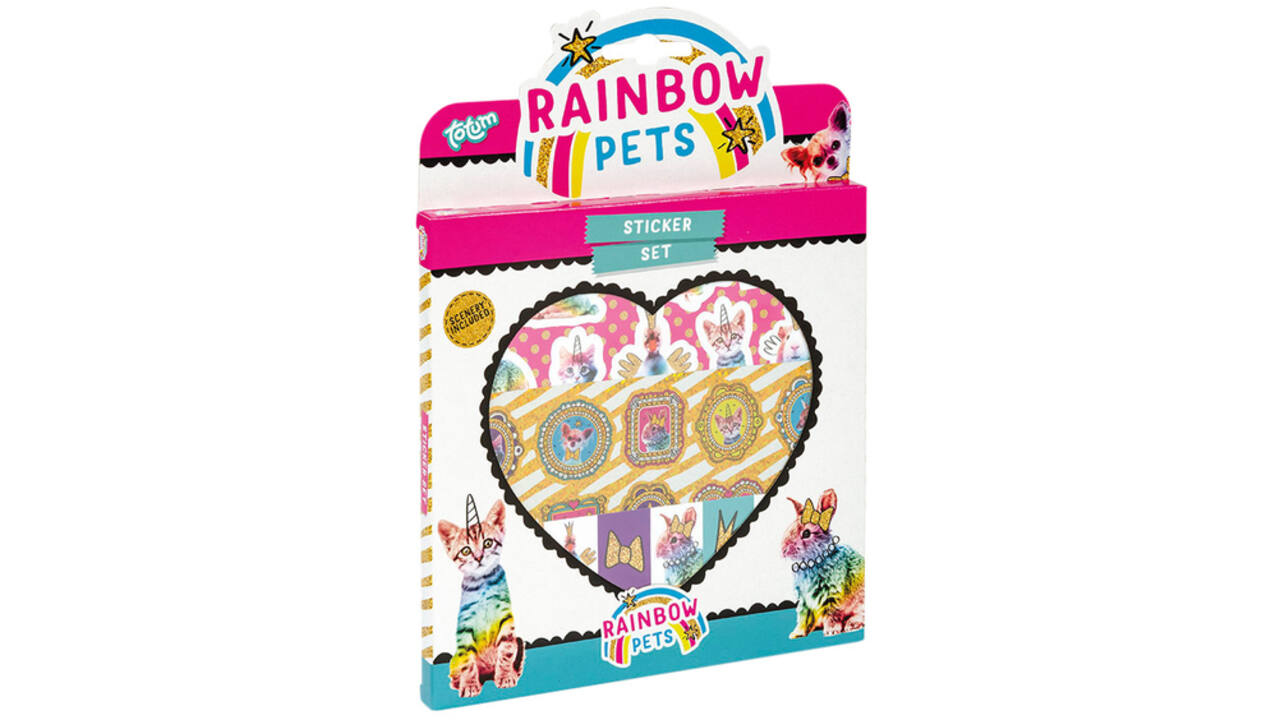 Stickerset Totum Rainbow Pets