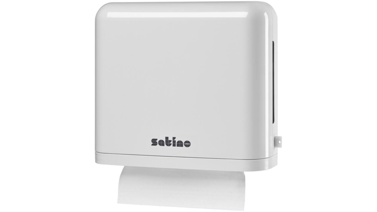 Handdoekdispenser Satino PT2 klein wit 331030