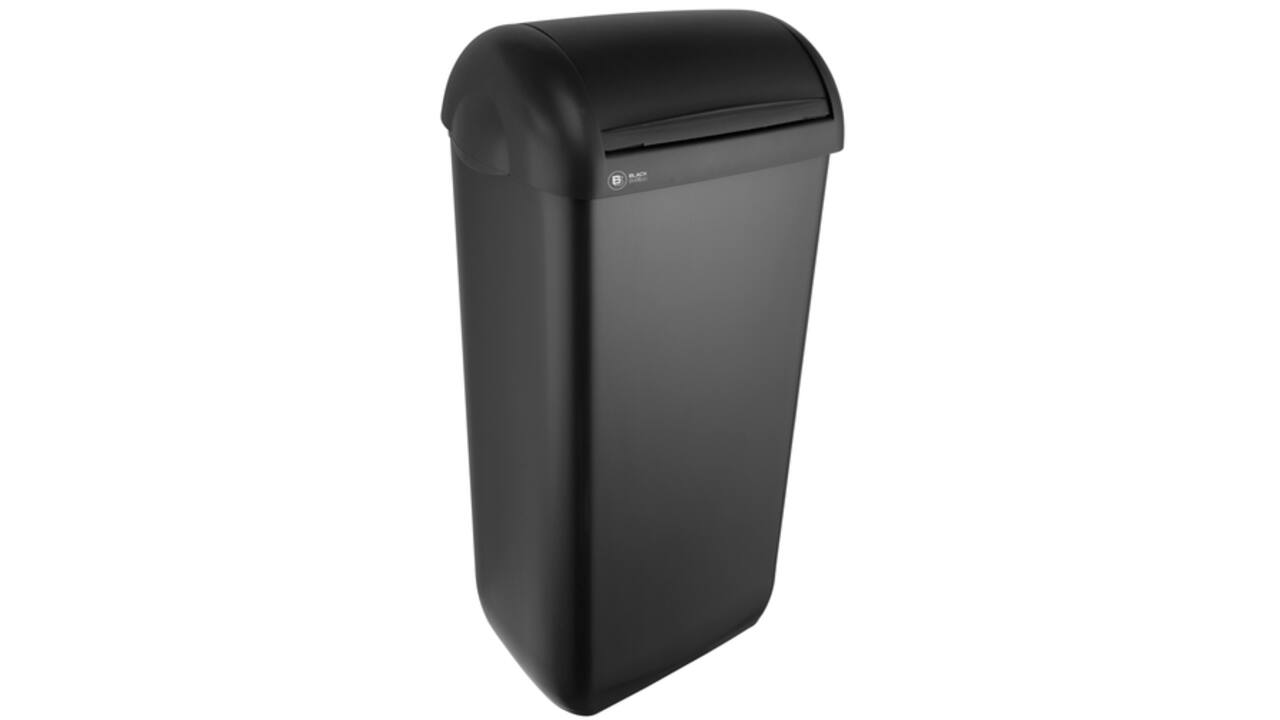 Afvalbak BlackSatino 23L zwart 331830