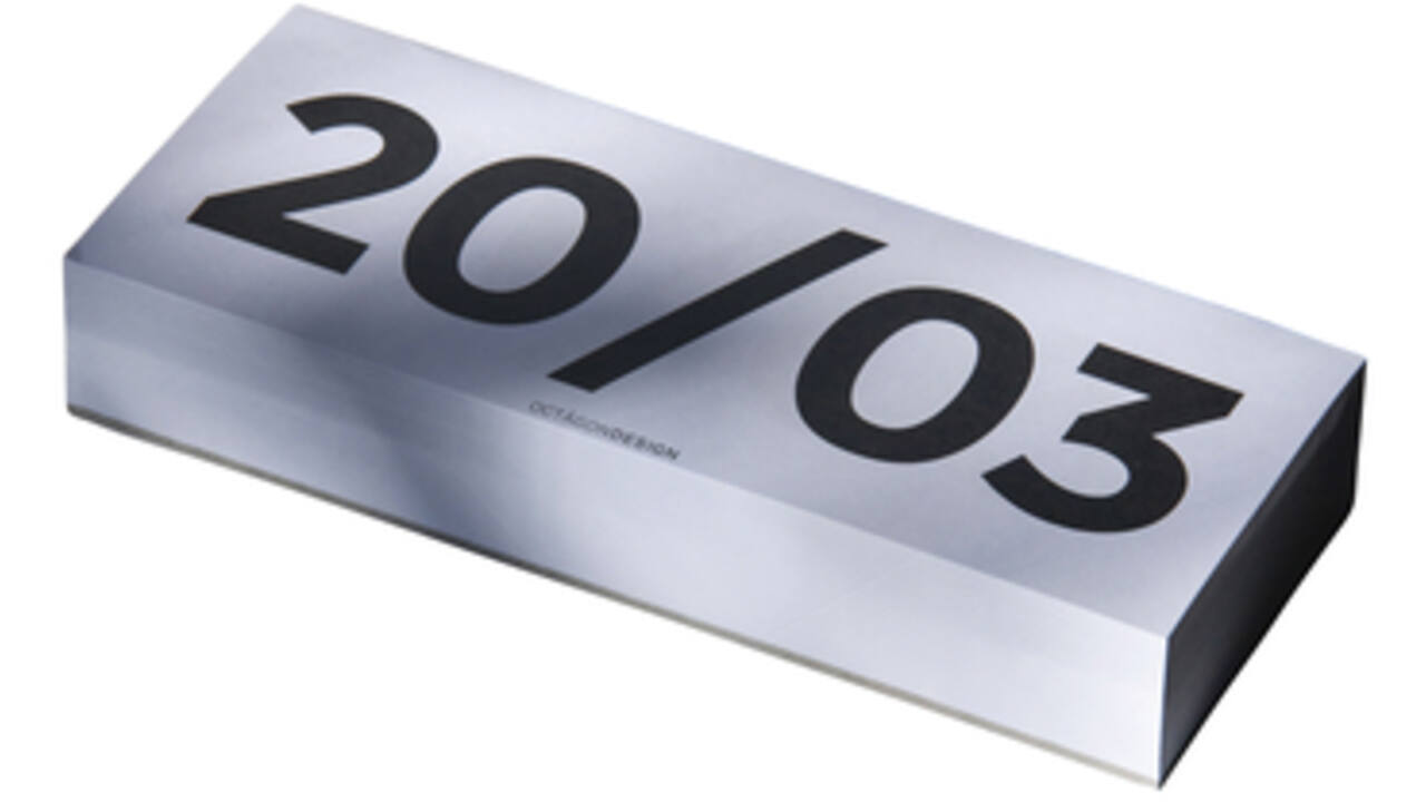 Kalender Octàgon blok wit