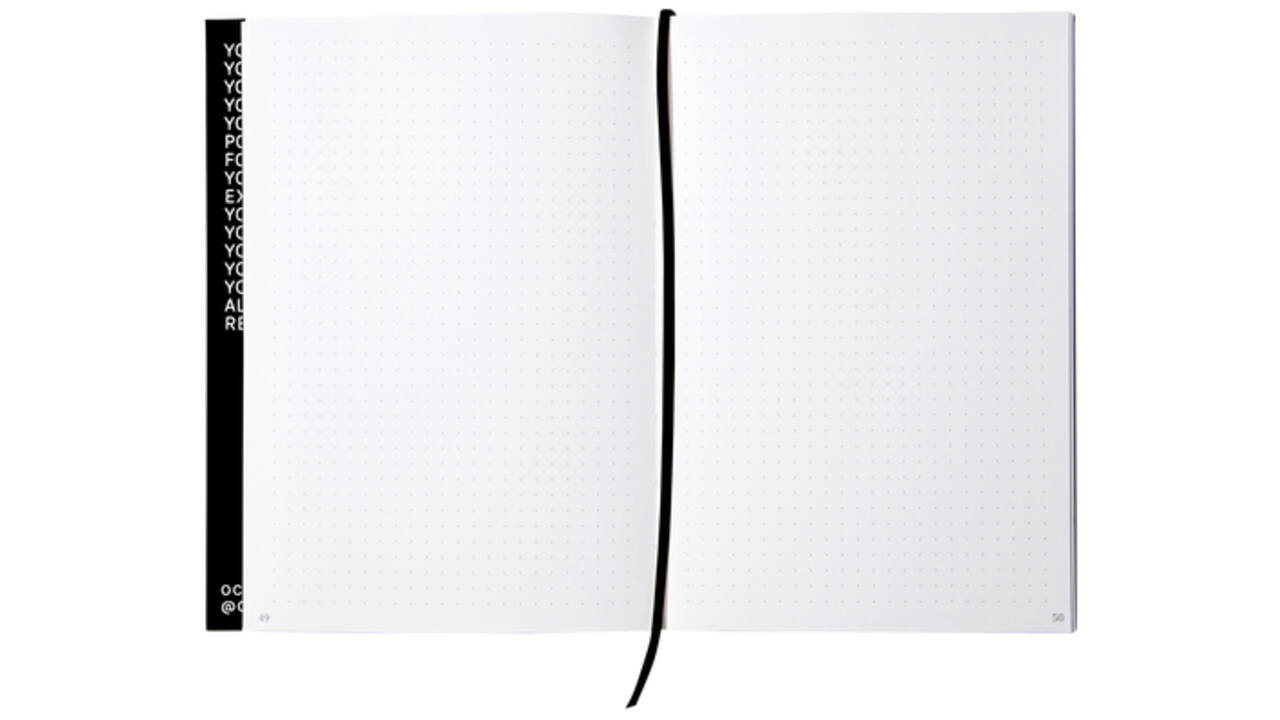 Notitieboek Octàgon Hurt A5 135x200mm dots zwart