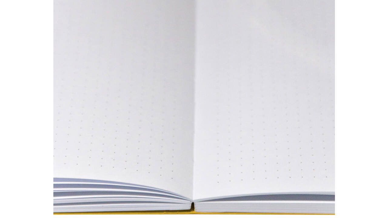 Notitieboek Octàgon FUN A5 135x200mm dots geel