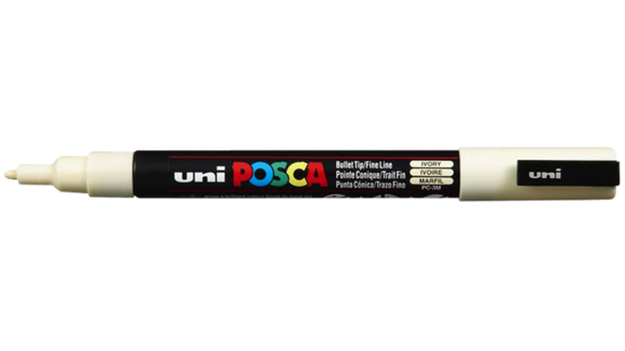 Verfstift Posca PC3M fijn ivoor
