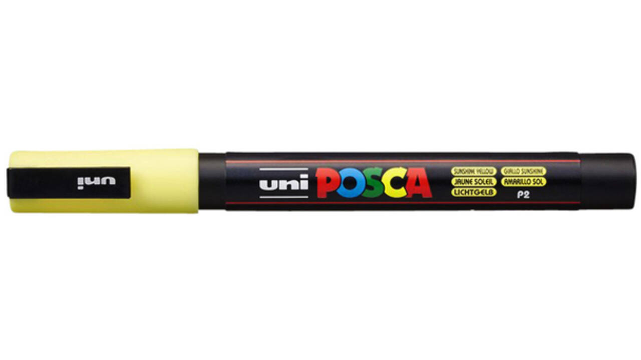 Verfstift Posca PC3M fijn zonnegeel