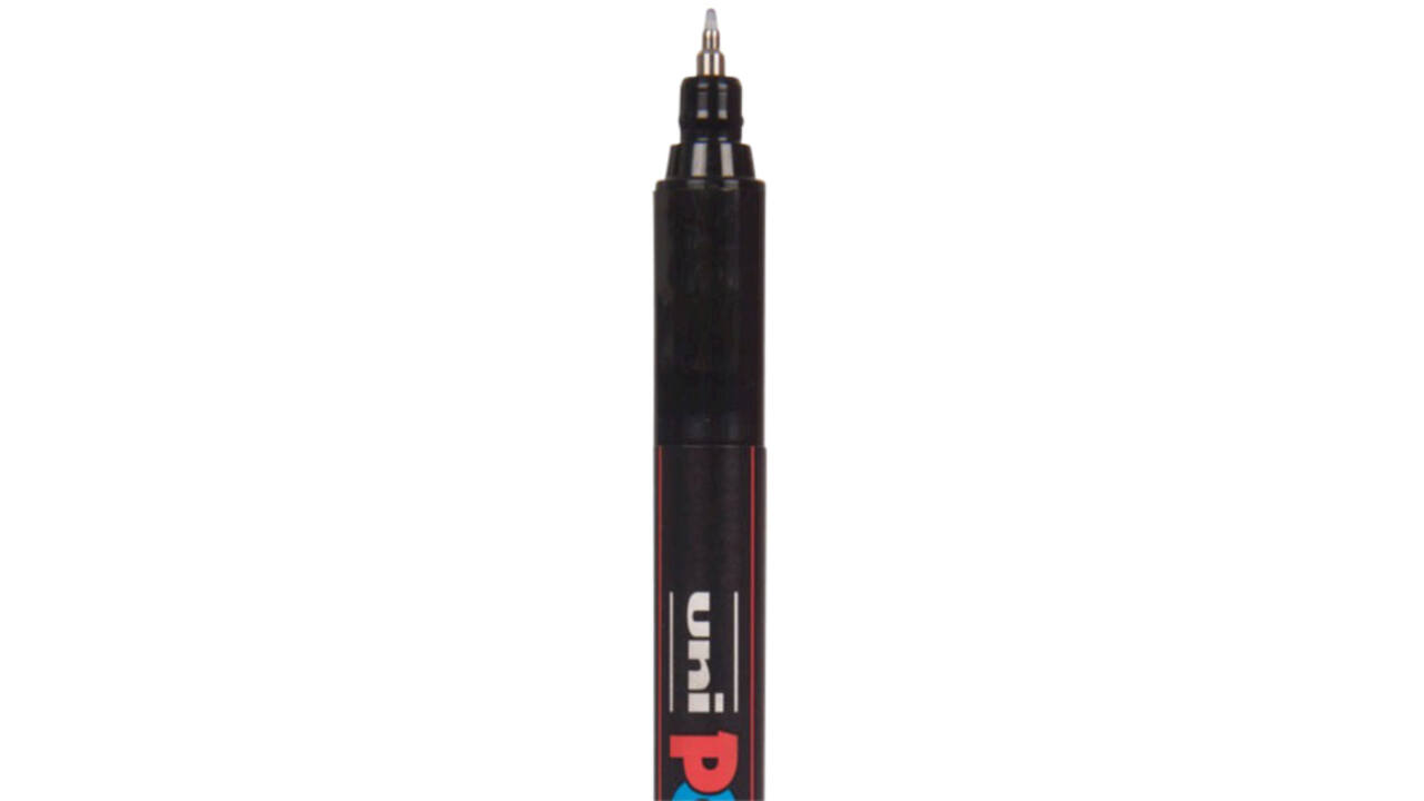 Verfstift Posca PC1MR extra fijn wit