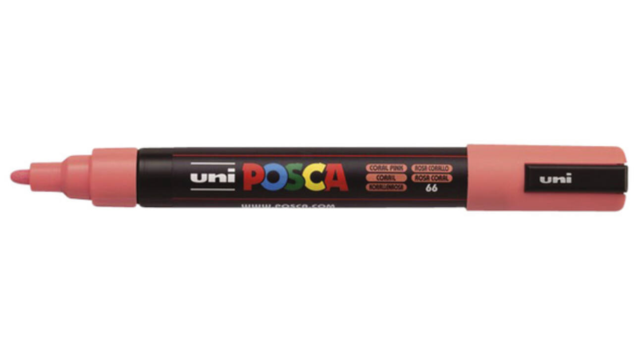Verfstift Posca PC5M medium koraal