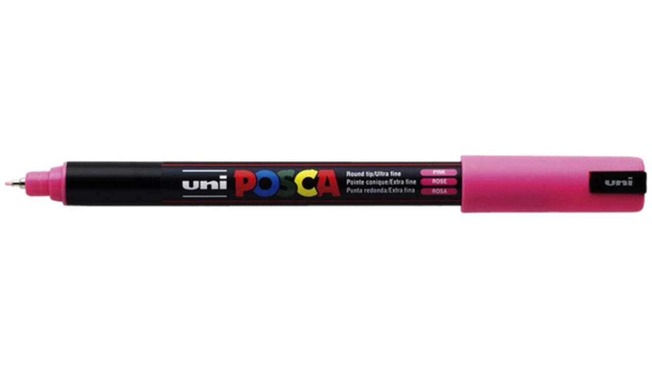 Verfstift Posca PC1MR extra fijn roze