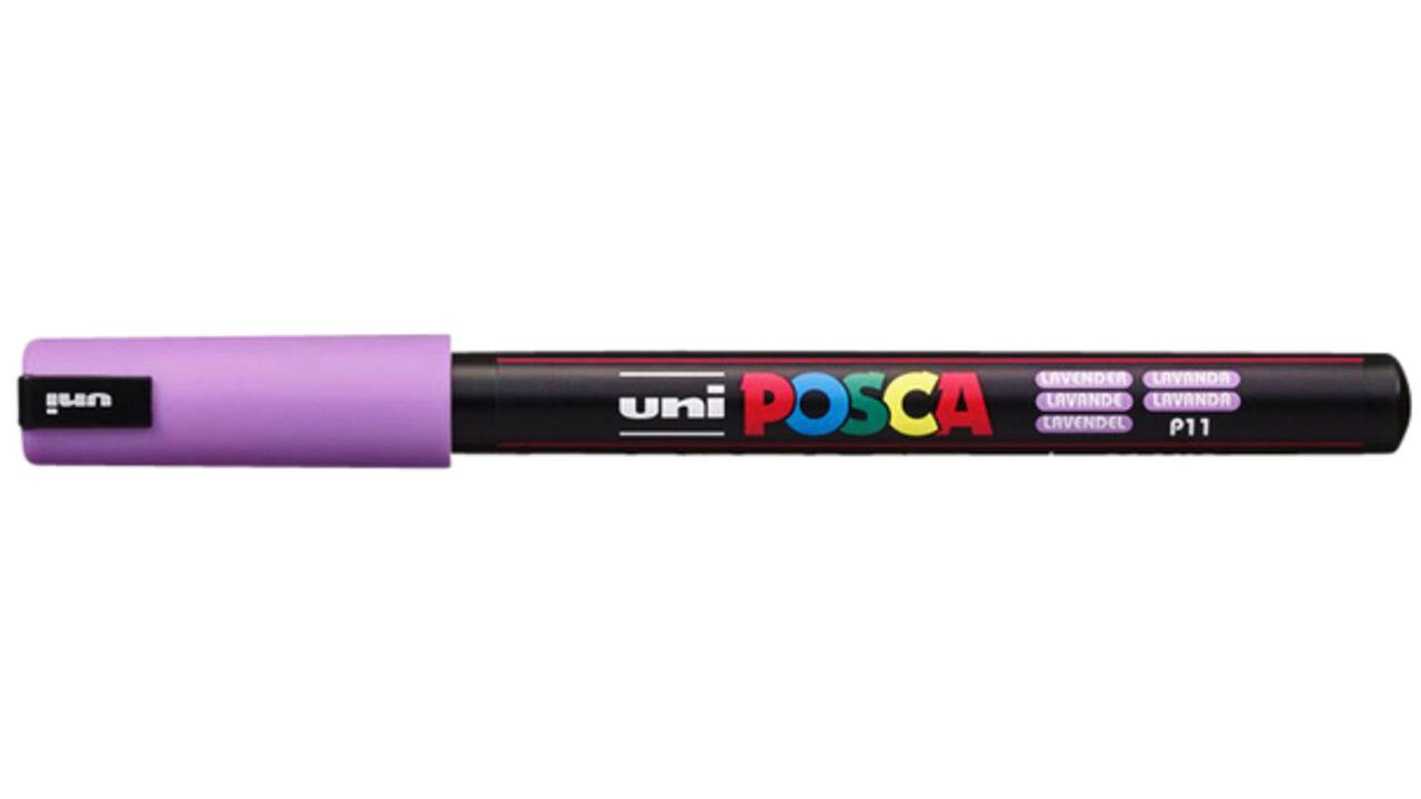 Verfstift Posca PC1MR extra fijn lavendel