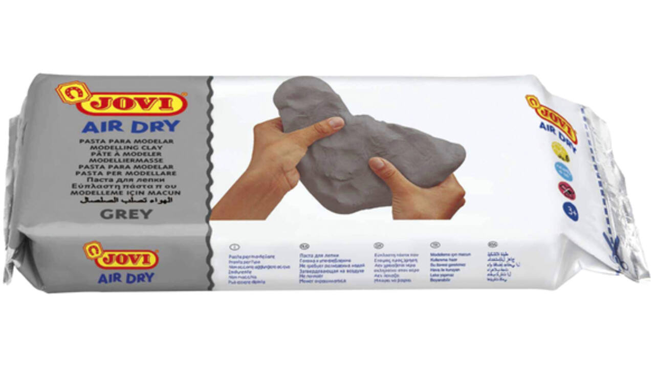 Klei Jovi air dry 1kg grijs